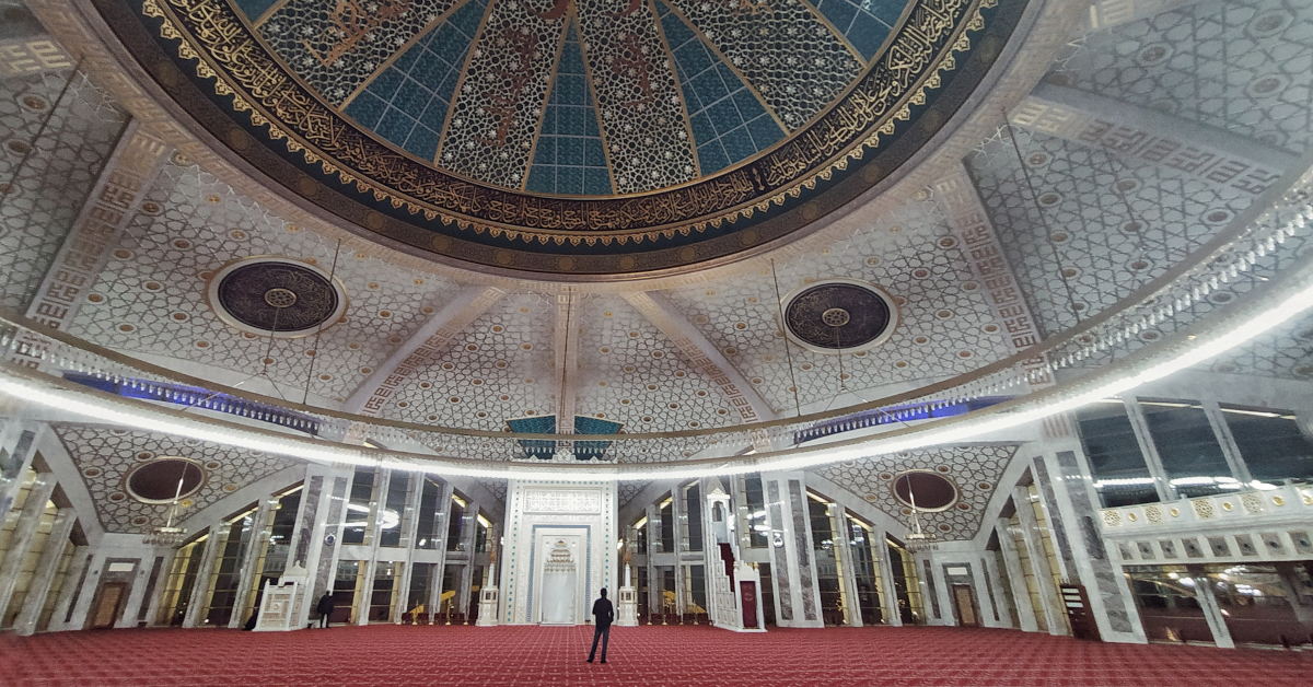 Мечеть в городе Аргун, 2020 год